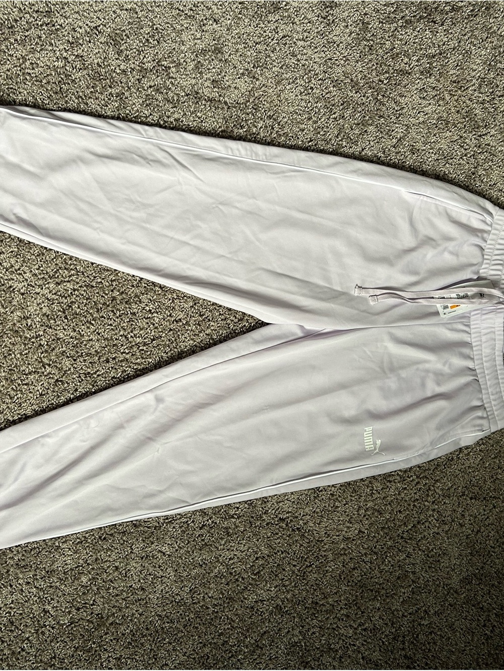 Puma Pale Gray Casual Jogger Sweatpants